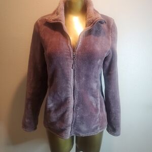 32 Degrees Women's Soft Lavender Teddy Jacket